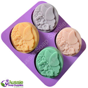 Budget-Wise Flex Mould - Butterfly Garden Oval