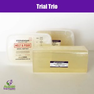 Melt & Pour Soap - Trial Trio